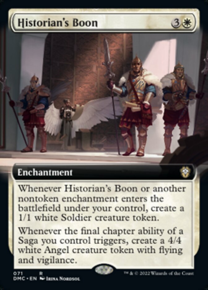 Historian's Boon (Extended Art) [Dominaria United Commander] | Anubis Games and Hobby