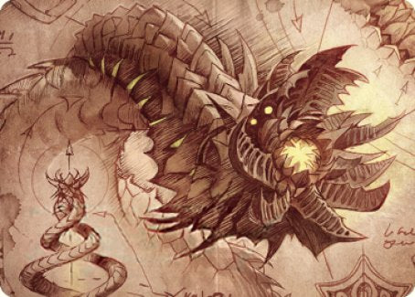 Wurmcoil Engine Art Card [The Brothers' War Art Series] | Anubis Games and Hobby