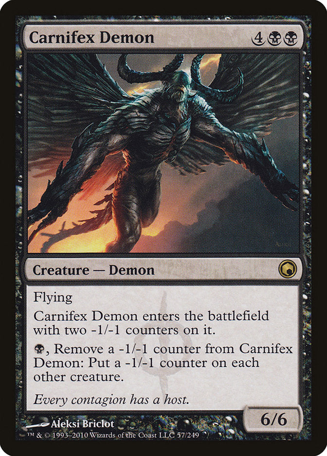 Carnifex Demon [Scars of Mirrodin] | Anubis Games and Hobby