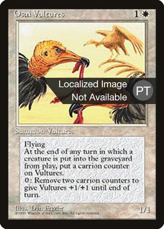 Osai Vultures [Fourth Edition (Foreign Black Border)] | Anubis Games and Hobby