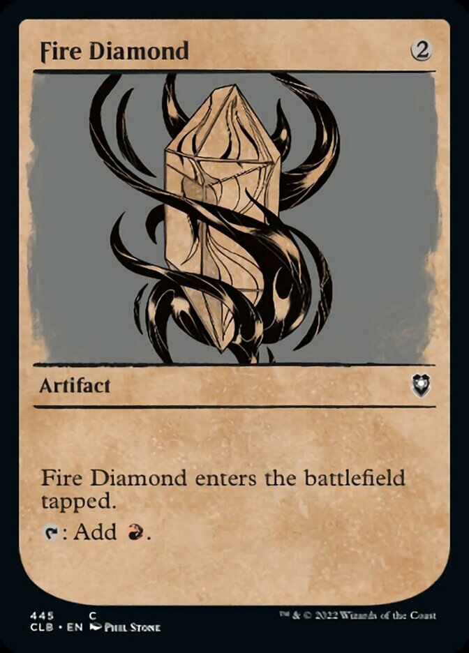 Fire Diamond (Showcase) [Commander Legends: Battle for Baldur's Gate] | Anubis Games and Hobby