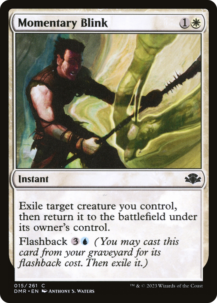 Momentary Blink [Dominaria Remastered] | Anubis Games and Hobby