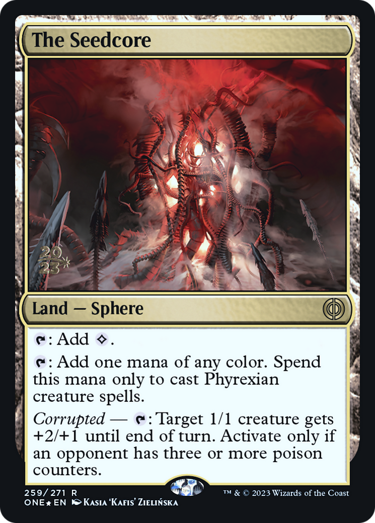 The Seedcore [Phyrexia: All Will Be One Prerelease Promos] | Anubis Games and Hobby