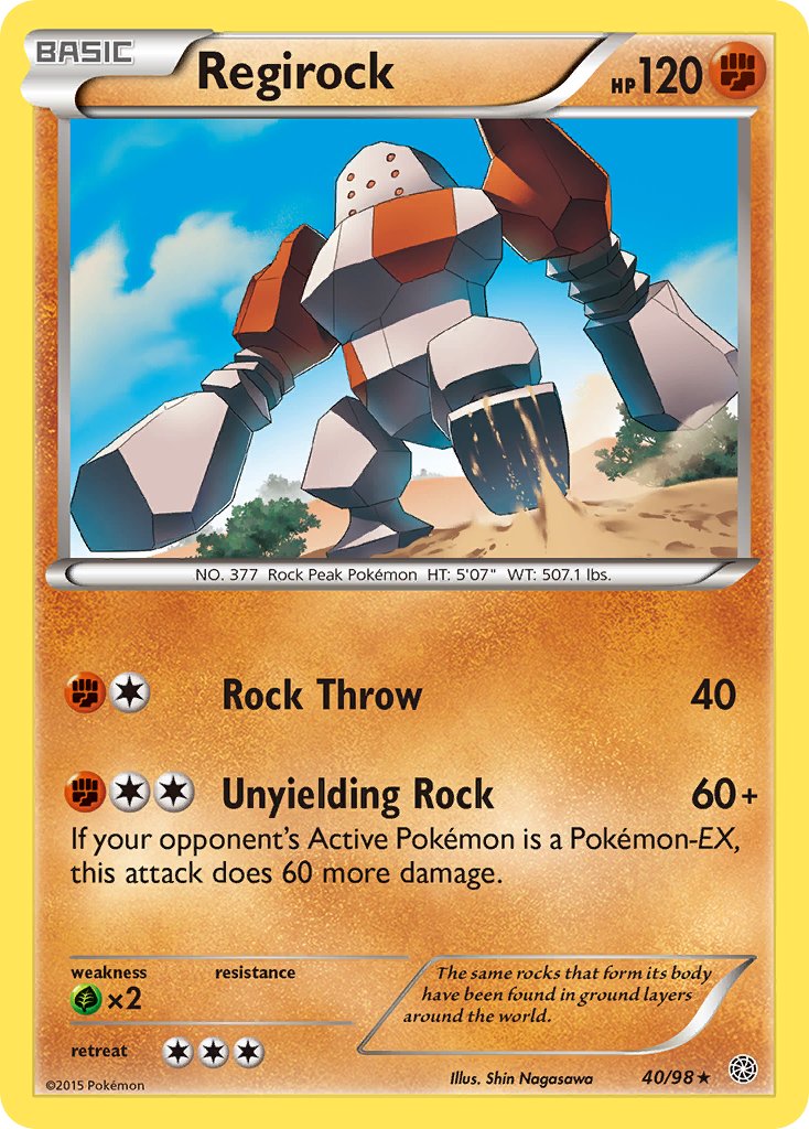 Regirock (40/98) (Theme Deck Exclusive) [XY: Ancient Origins] | Anubis Games and Hobby