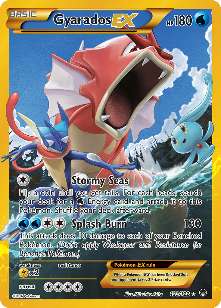 Gyarados EX (123/122) [XY: BREAKpoint] | Anubis Games and Hobby