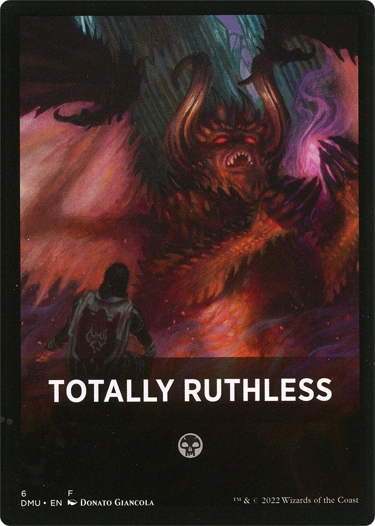 Totally Ruthless Theme Card [Dominaria United Tokens] | Anubis Games and Hobby