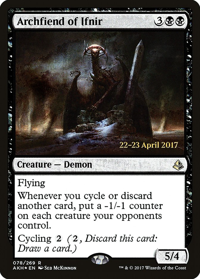 Archfiend of Ifnir [Amonkhet Prerelease Promos] | Anubis Games and Hobby