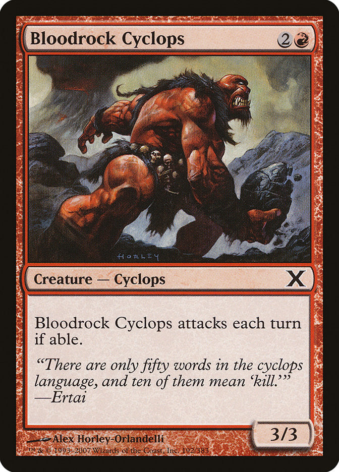 Bloodrock Cyclops [Tenth Edition] | Anubis Games and Hobby