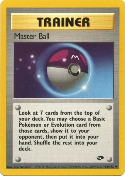 Master Ball (116/132) [Gym Challenge Unlimited] | Anubis Games and Hobby