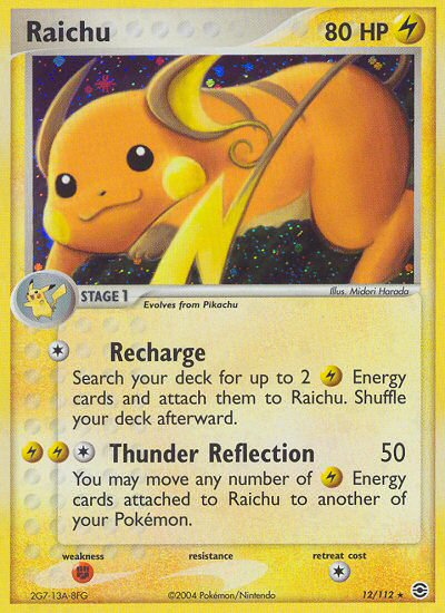 Raichu (12/112) [EX: FireRed & LeafGreen] | Anubis Games and Hobby