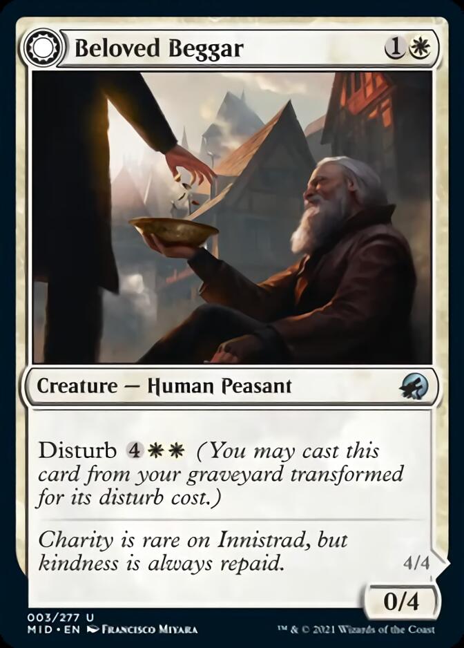 Beloved Beggar // Generous Soul [Innistrad: Midnight Hunt] | Anubis Games and Hobby