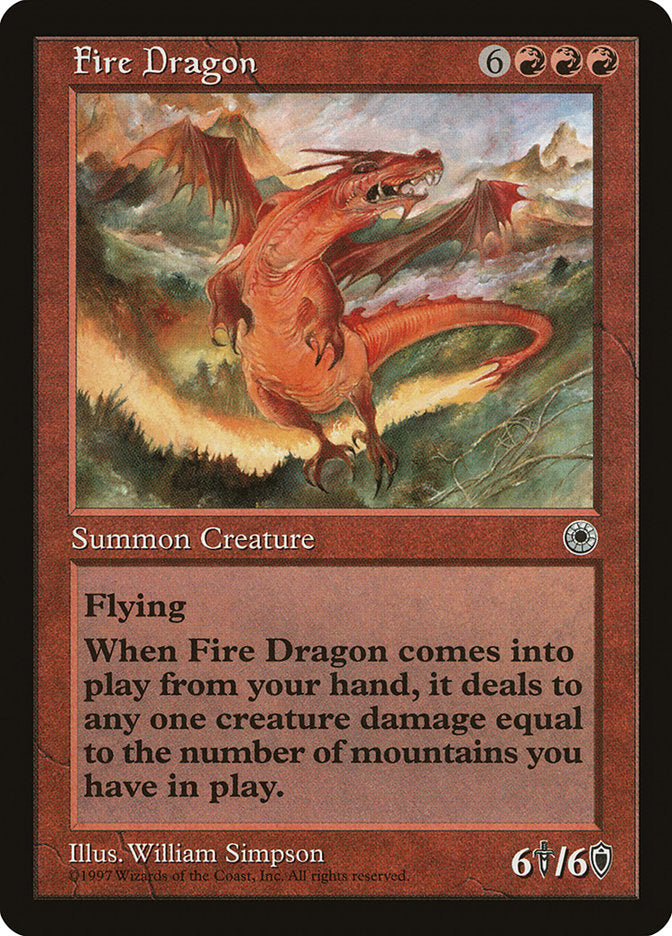 Fire Dragon [Portal] | Anubis Games and Hobby