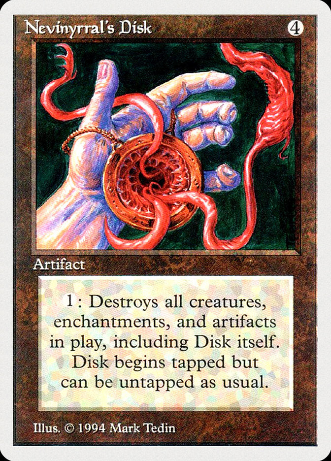 Nevinyrral's Disk [Summer Magic / Edgar] | Anubis Games and Hobby