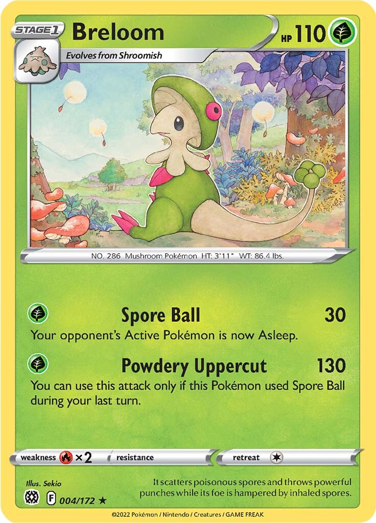 Breloom (004/172) [Sword & Shield: Brilliant Stars] | Anubis Games and Hobby