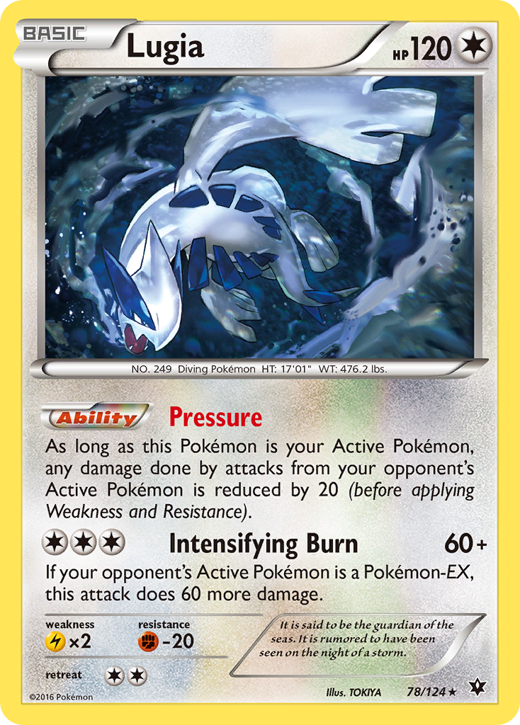 Lugia (78/124) [XY: Fates Collide] | Anubis Games and Hobby