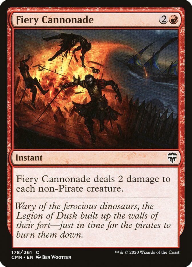 Fiery Cannonade [Commander Legends] | Anubis Games and Hobby