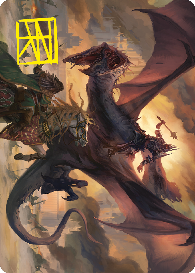 Witch-king, Bringer of Ruin Art Card (Gold-Stamped Signature) [The Lord of the Rings: Tales of Middle-earth Art Series] | Anubis Games and Hobby