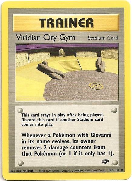 Viridian City Gym (123/132) [Gym Challenge Unlimited] | Anubis Games and Hobby