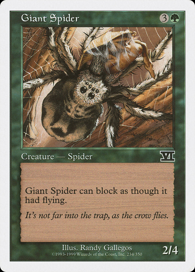 Giant Spider [Classic Sixth Edition] | Anubis Games and Hobby