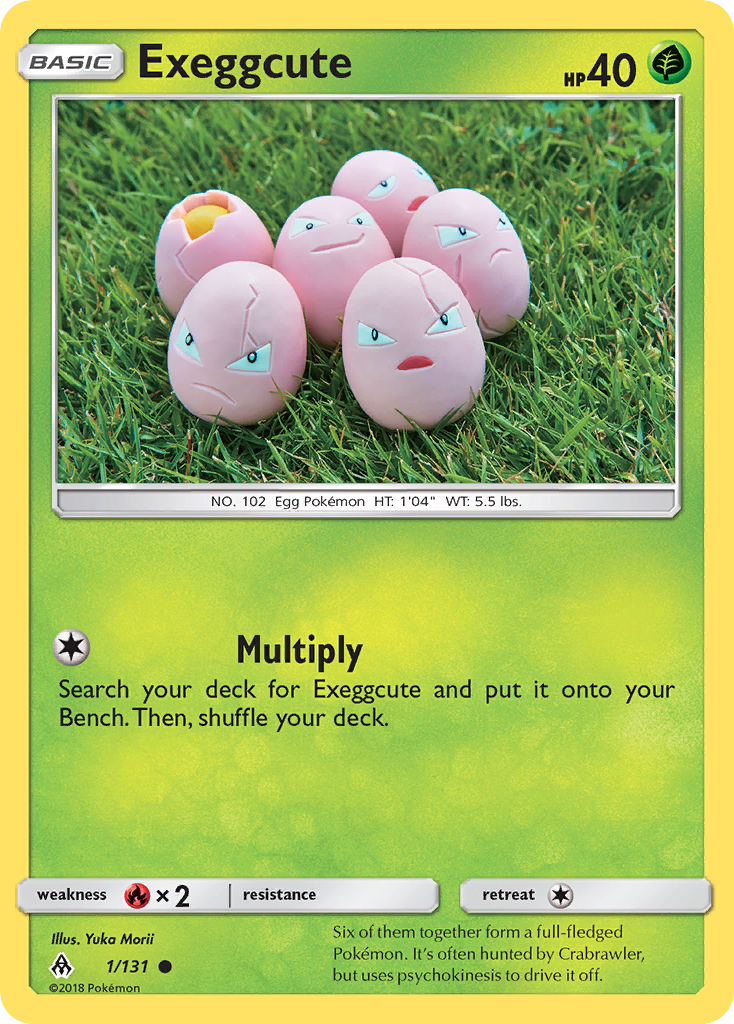 Exeggcute (1/131) [Sun & Moon: Forbidden Light] | Anubis Games and Hobby