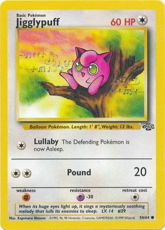 Jigglypuff (54/64) [Jungle Unlimited] | Anubis Games and Hobby