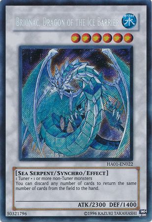 Brionac, Dragon of the Ice Barrier [HA01-EN022] Secret Rare | Anubis Games and Hobby