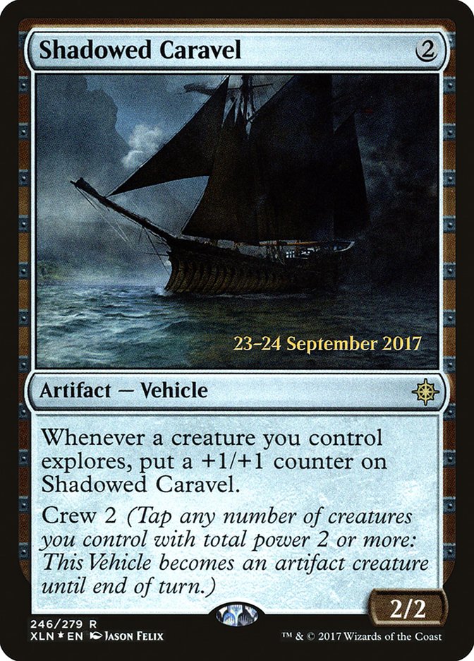 Shadowed Caravel [Ixalan Prerelease Promos] | Anubis Games and Hobby