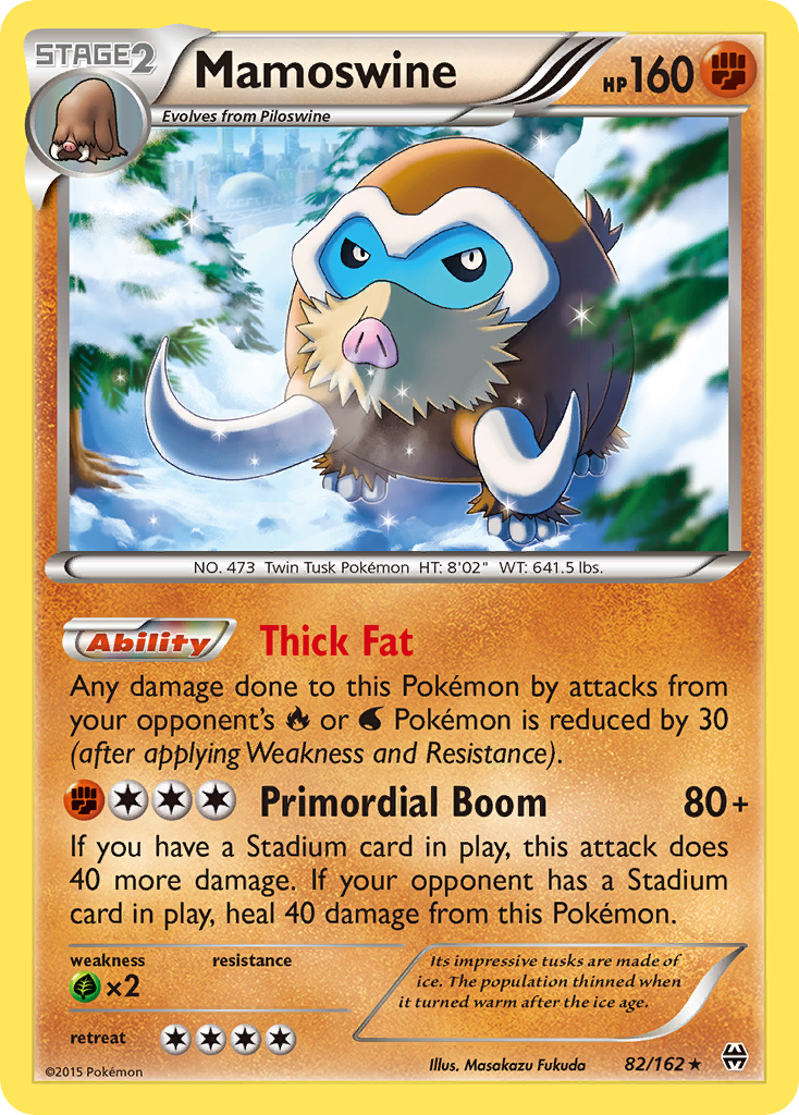 Mamoswine (82/162) [XY: BREAKthrough] | Anubis Games and Hobby