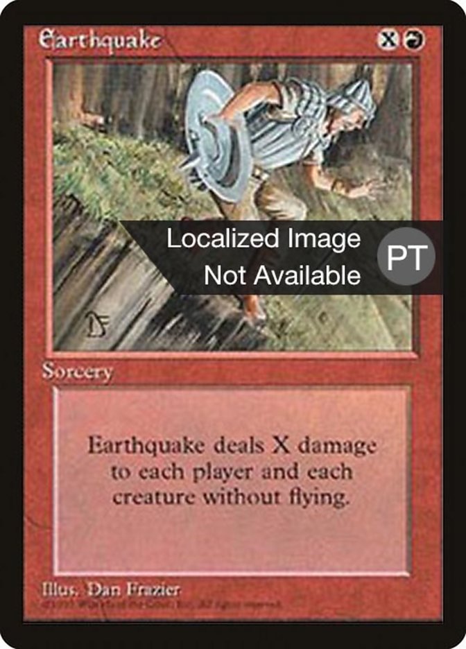 Earthquake [Fourth Edition (Foreign Black Border)] | Anubis Games and Hobby