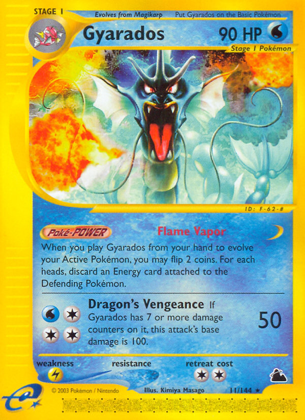 Gyarados (11/144) [Skyridge] | Anubis Games and Hobby