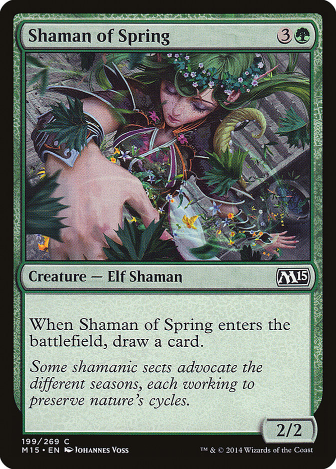 Shaman of Spring [Magic 2015] | Anubis Games and Hobby