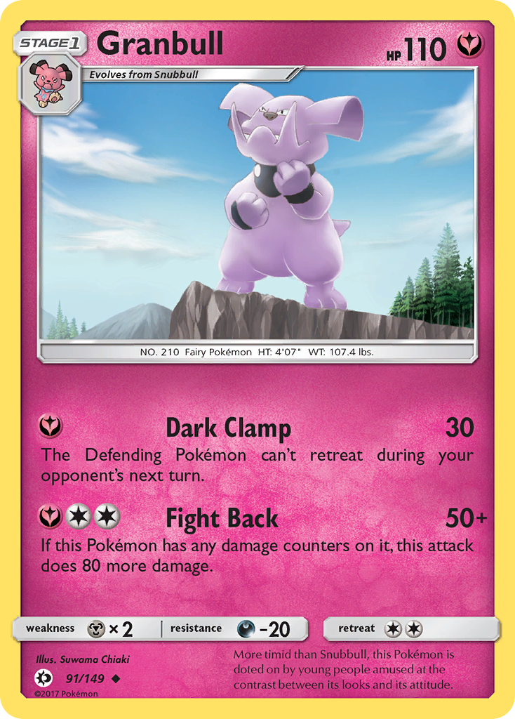 Granbull (91/149) [Sun & Moon: Base Set] | Anubis Games and Hobby