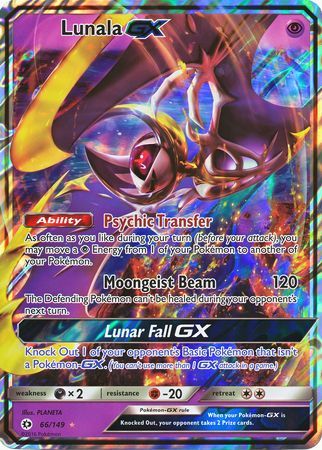 Lunala GX (66/149) (Jumbo Card) [Sun & Moon: Base Set] | Anubis Games and Hobby