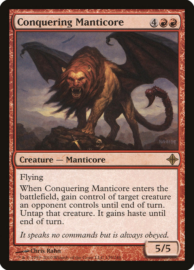 Conquering Manticore [Rise of the Eldrazi] | Anubis Games and Hobby