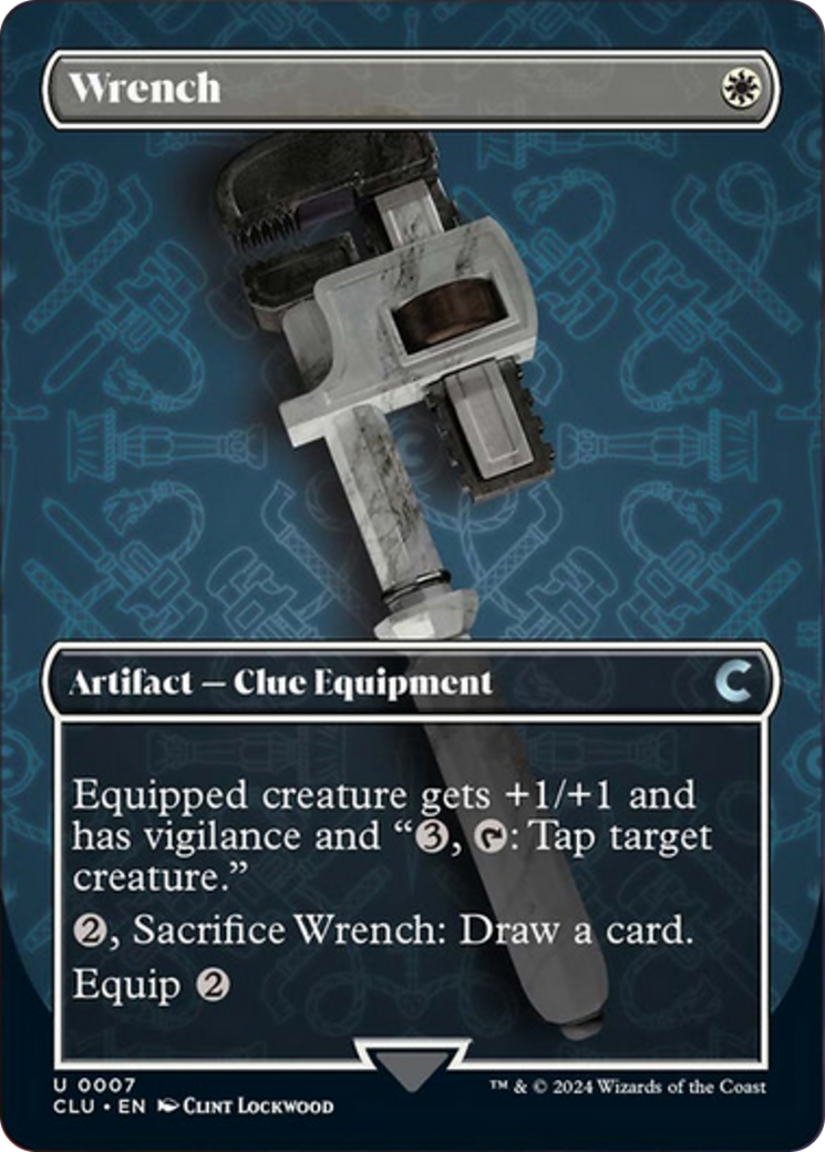 Wrench (Borderless) [Ravnica: Clue Edition] | Anubis Games and Hobby