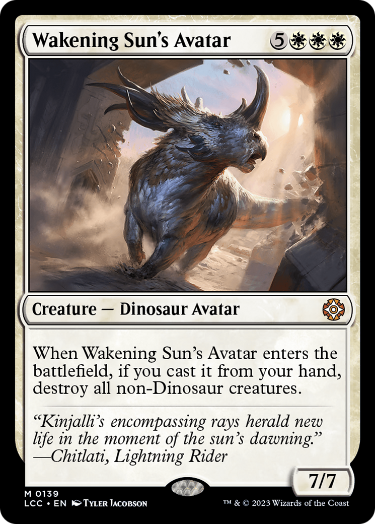 Wakening Sun's Avatar [The Lost Caverns of Ixalan Commander] | Anubis Games and Hobby