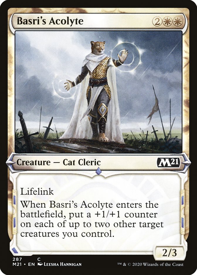 Basri's Acolyte (Showcase) [Core Set 2021] | Anubis Games and Hobby