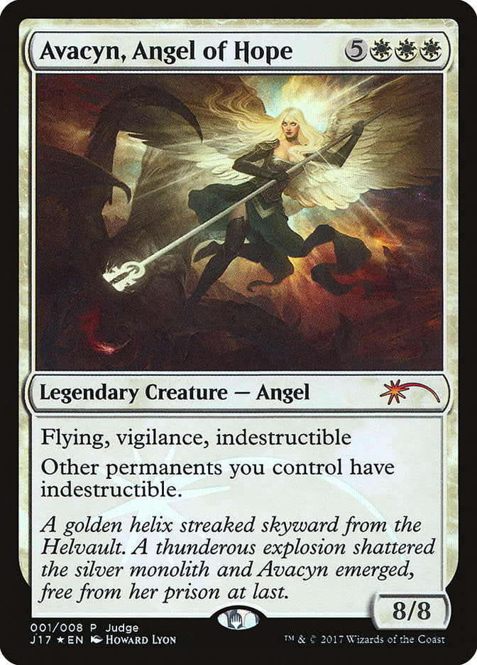 Avacyn, Angel of Hope [Judge Gift Cards 2017] | Anubis Games and Hobby