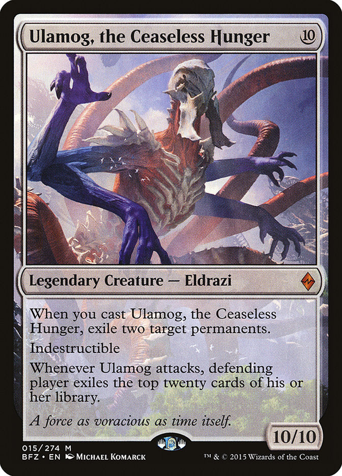 Ulamog, the Ceaseless Hunger [Battle for Zendikar] | Anubis Games and Hobby