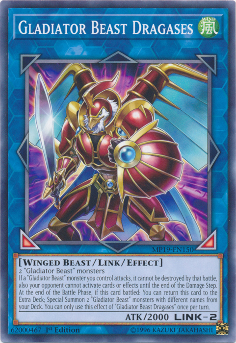 Gladiator Beast Dragases [MP19-EN150] Common | Anubis Games and Hobby