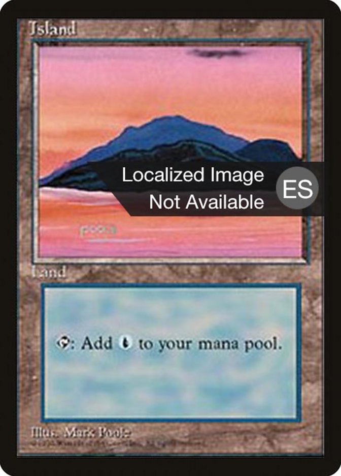 Island (C) [Fourth Edition (Foreign Black Border)] | Anubis Games and Hobby