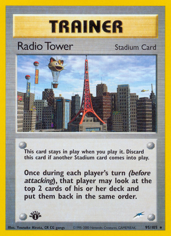 Radio Tower (95/105) [Neo Destiny 1st Edition] | Anubis Games and Hobby