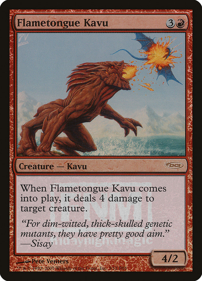 Flametongue Kavu [Friday Night Magic 2005] | Anubis Games and Hobby