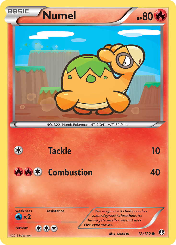 Numel (12/122) [XY: BREAKpoint] | Anubis Games and Hobby