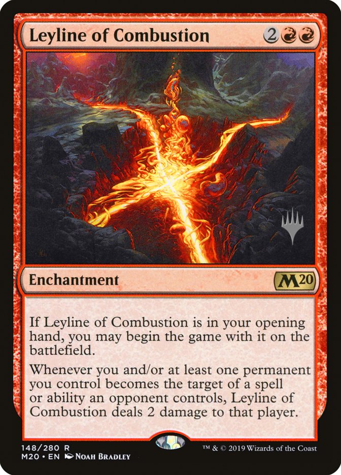 Leyline of Combustion (Promo Pack) [Core Set 2020 Promos] | Anubis Games and Hobby