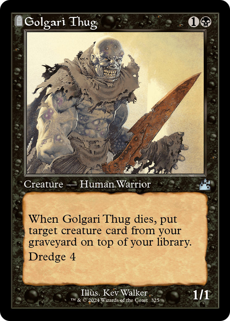 Golgari Thug (Retro Frame) [Ravnica Remastered] | Anubis Games and Hobby