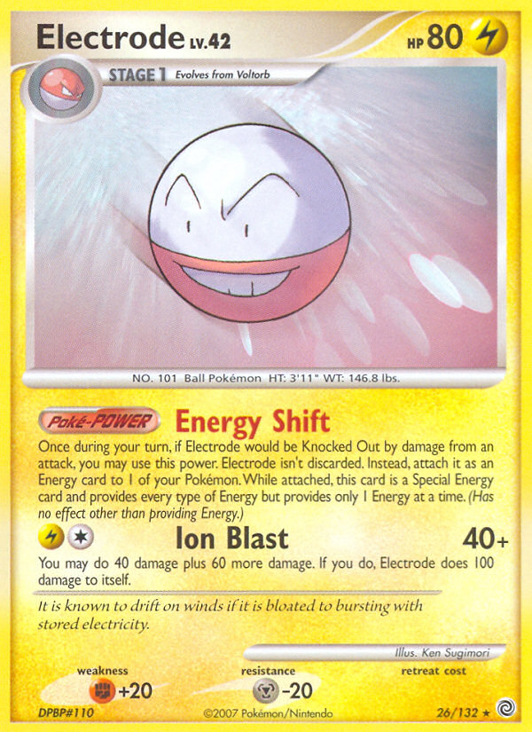 Electrode (26/132) [Diamond & Pearl: Secret Wonders] | Anubis Games and Hobby