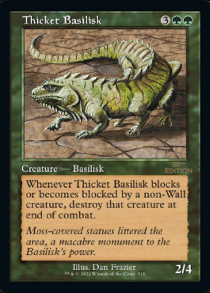 Thicket Basilisk (Retro) [30th Anniversary Edition] | Anubis Games and Hobby