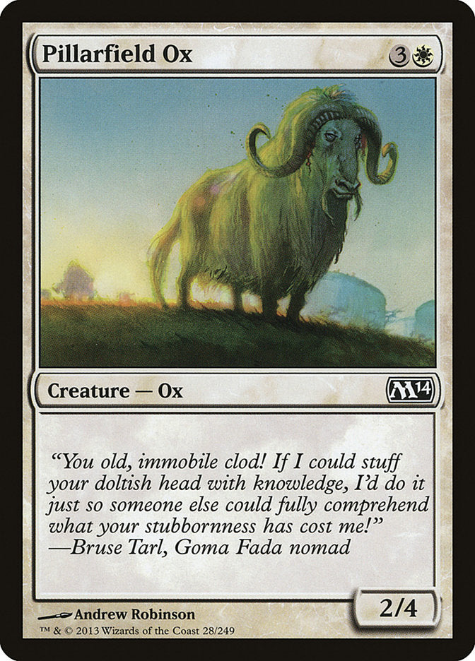 Pillarfield Ox [Magic 2014] | Anubis Games and Hobby