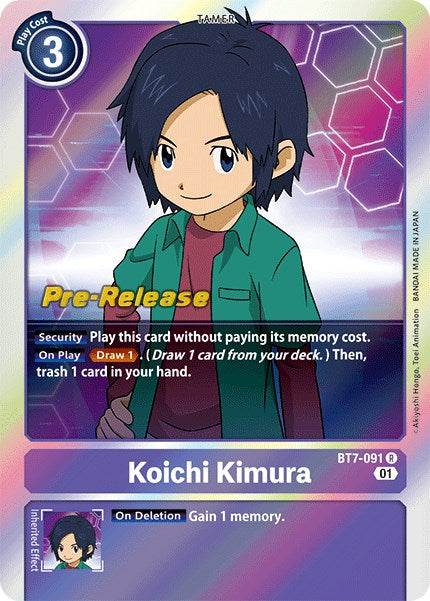 Koichi Kimura [BT7-091] [Next Adventure Pre-Release Cards] | Anubis Games and Hobby